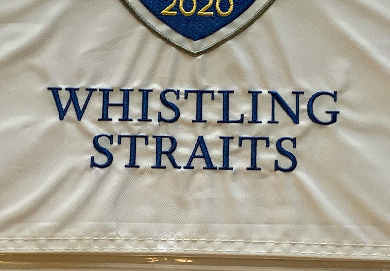PGA Tour 2020 Ryder Cup golf flag 2021 whistling straits embroidered logo new - Image 3